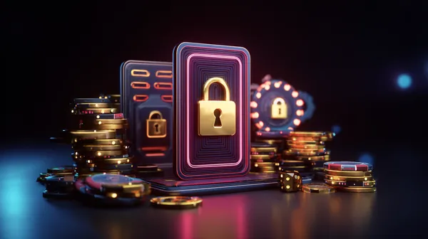 A person using their device against a moody casino-themed background, illustrating the smooth re-entry process at BDT88.